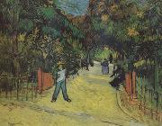 Vincent Van Gogh Entrance to thte Public Park in Arles (nn04) USA oil painting reproduction